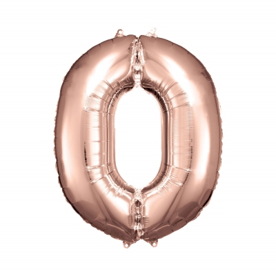 Balónek fóliový 88 cm číslo 0