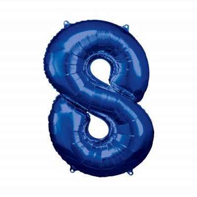 Balónek fóliový 88 cm číslo