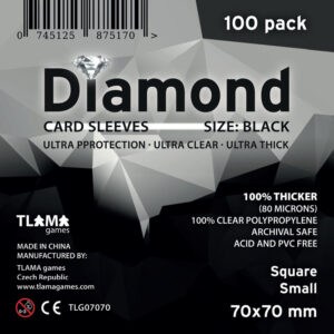 TLAMA games Obaly na karty Diamond Black: