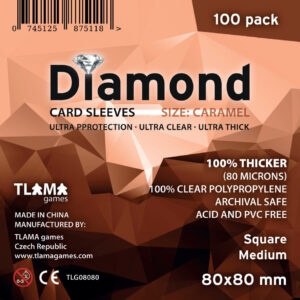TLAMA games Obaly na karty Diamond Caramel: