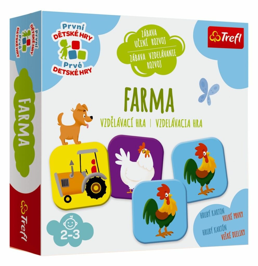 Trefl Farma vzdělávací společenská hra pro nejmenší