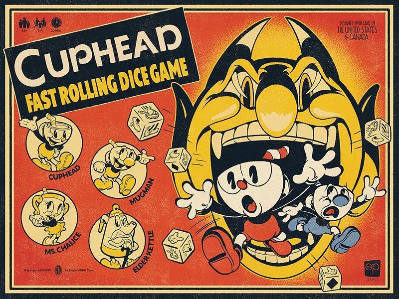 USAopoly Cuphead Fast Rolling
