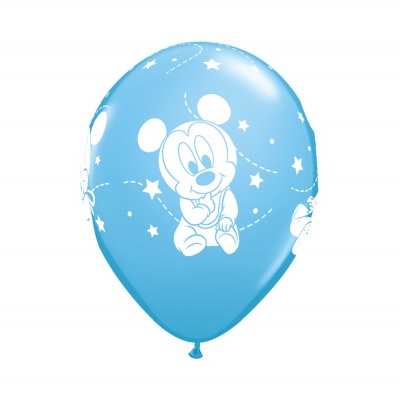 Balónky latexové Baby boy Mickey Mouse