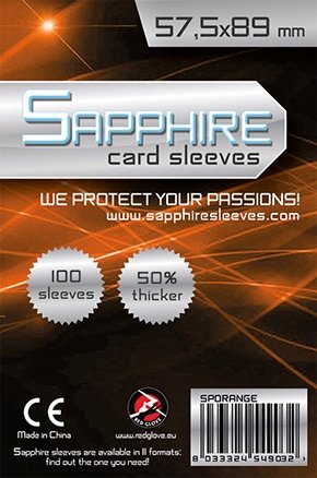 Red Glove Obaly na karty Sapphire Orange