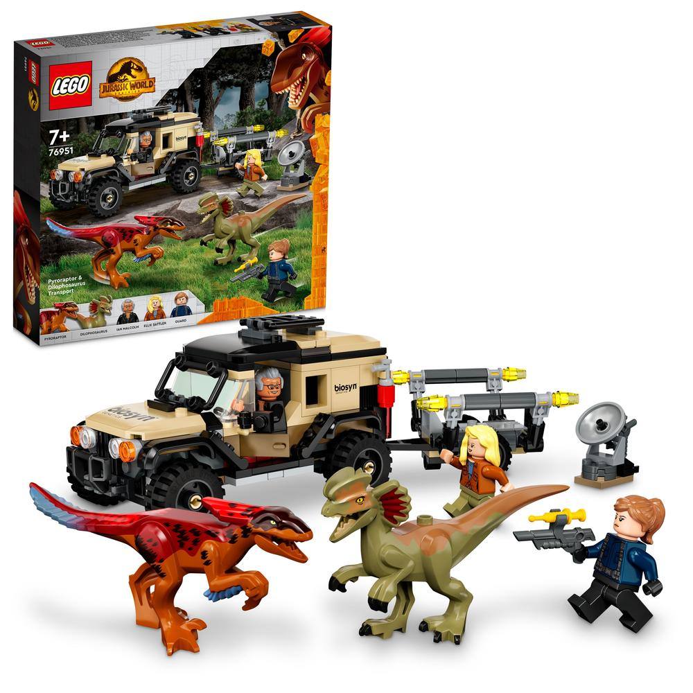 LEGO® Přeprava pyroraptora a