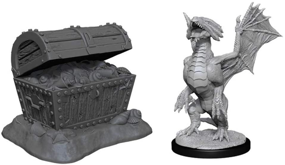 WizKids D&D Nolzur's Marvelous Miniatures - Bronze Dragon Wyrmling