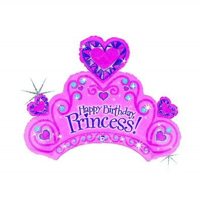 Balónek fóliový Happy Birthday Princess