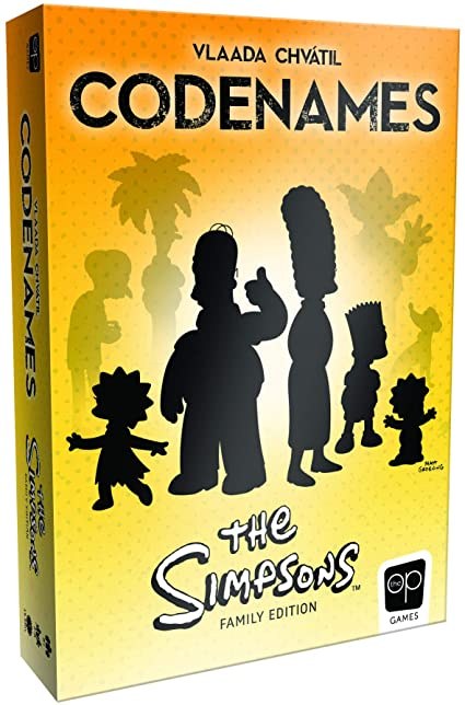 USAopoly Codenames: The Simpsons Family