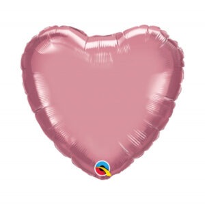 Balónek fóliový Srdce tm.růžové
