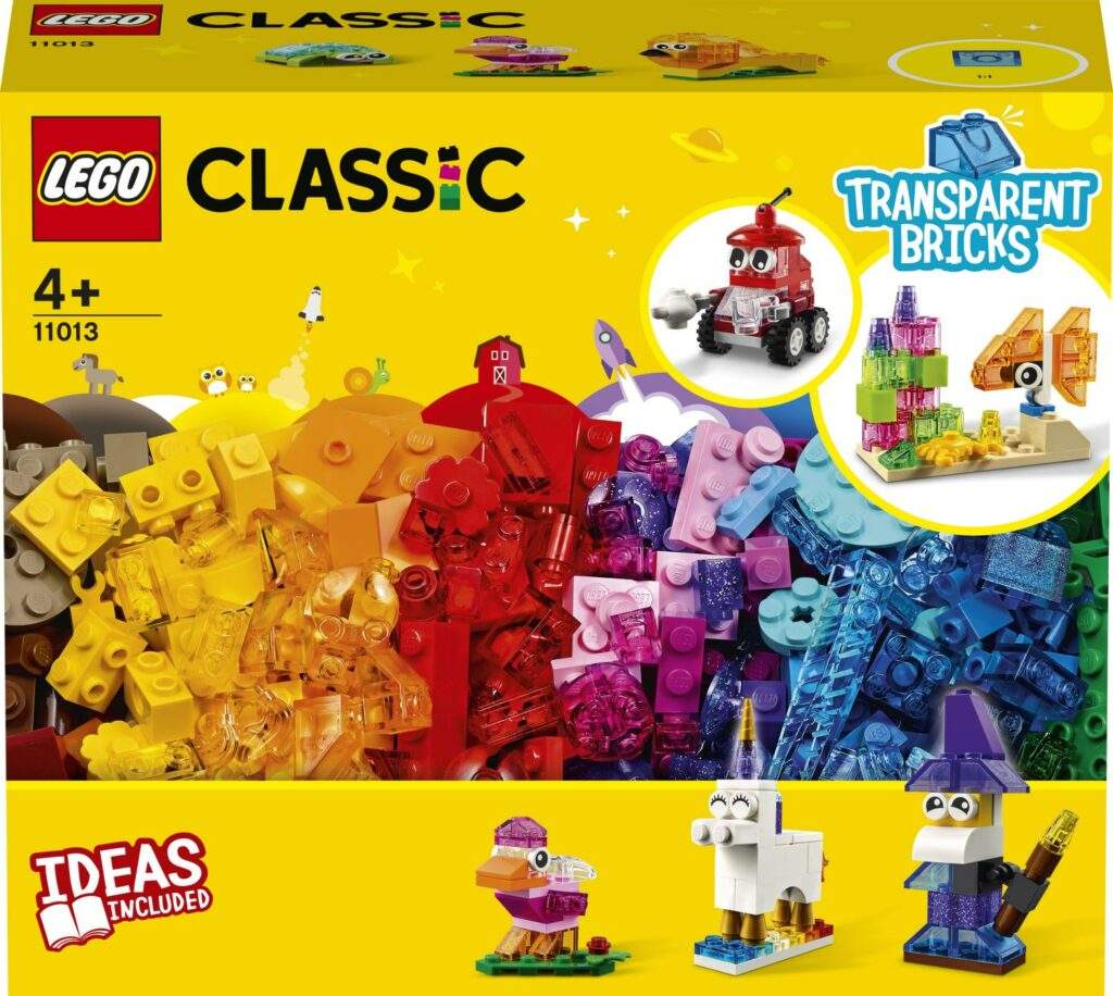 LEGO Průhledné kreativní kostky