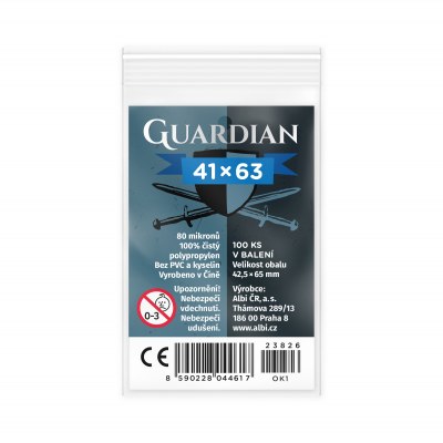 Obaly na karty Guardian pro karty 41 ×