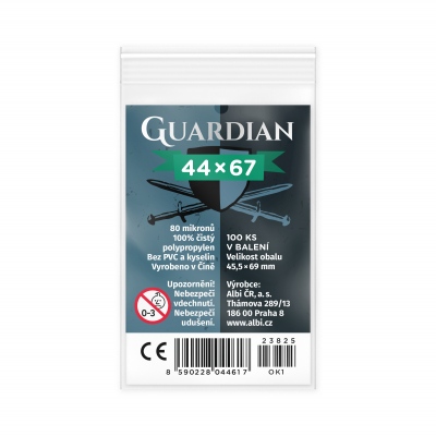 Obaly na karty Guardian pro karty 44 ×