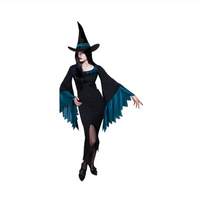 Kostým čarodějka s kloboukem